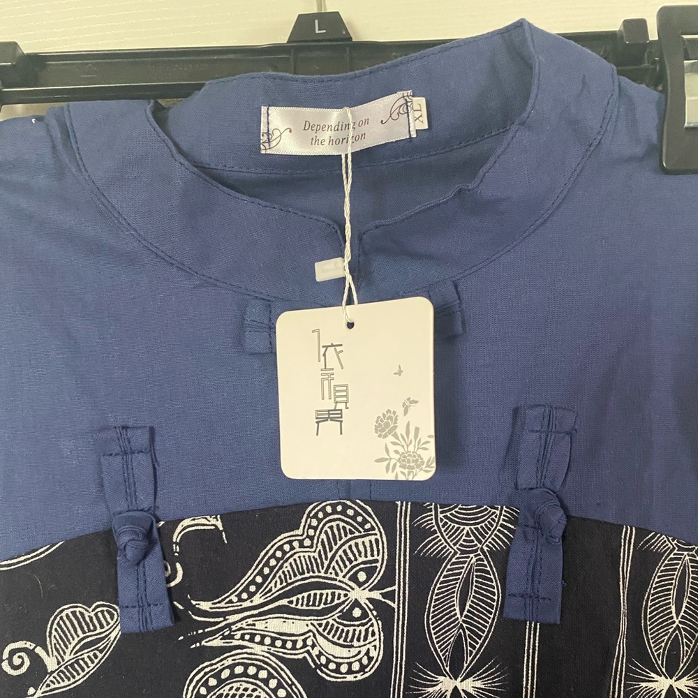 Xl Blue dress with pockets